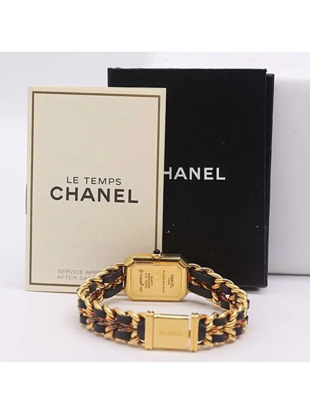 Chanel Premiere XL Quartz Black Dial Watch